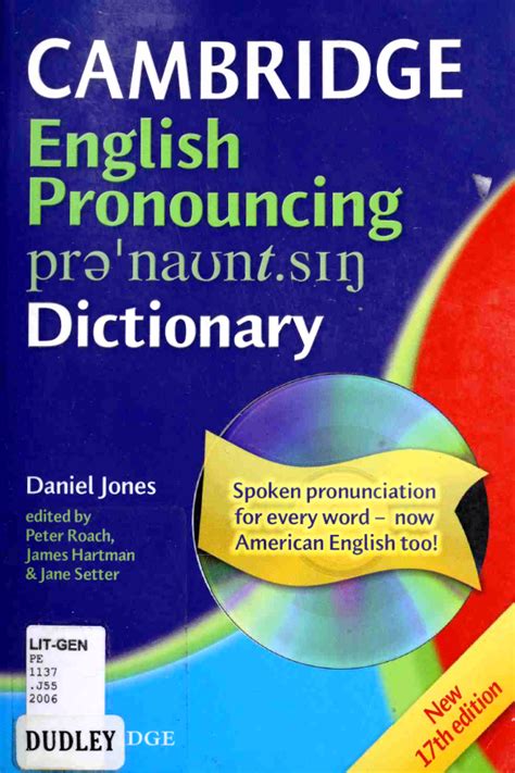 Cambridge English Pronouncing Dictionary, 17th Edition   ebooksz