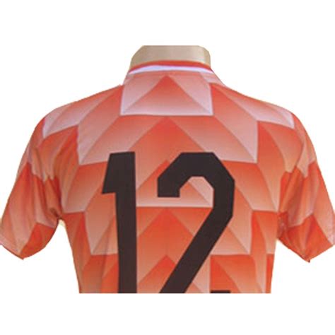 Camisa Retro Holanda 1988 #12# Van Basten Eurocopa/88   R ...