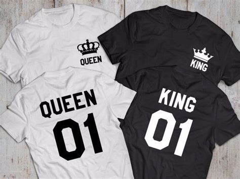 Camiseta King Queen San Valentin   U$S 17,00 en Mercado Libre