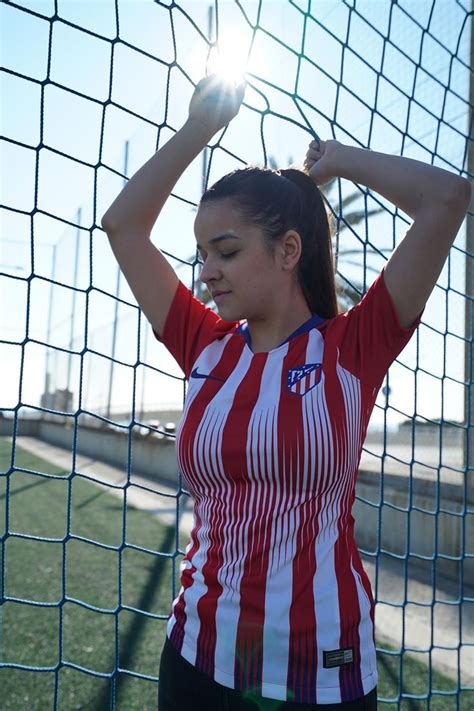 Camiseta mujer primera equipación Atlético Madrid 2018 ...