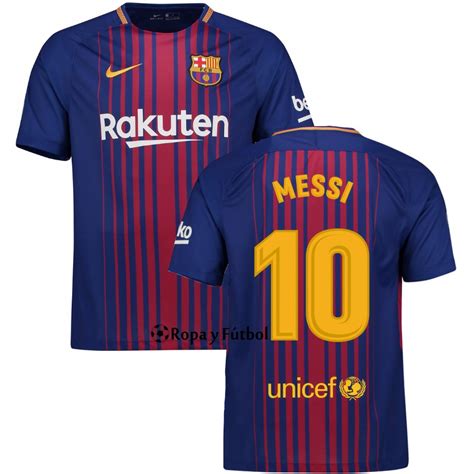 Camiseta Nike Fc Barcelona 2017/18   Messi 10   Stadium ...