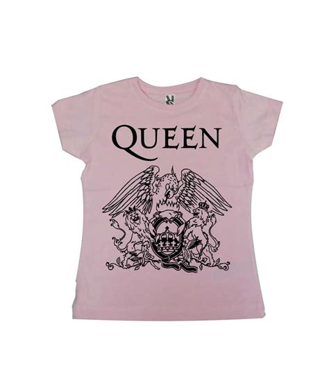 Camiseta niño/a QUEEN   Logo ROSA   House of Rock