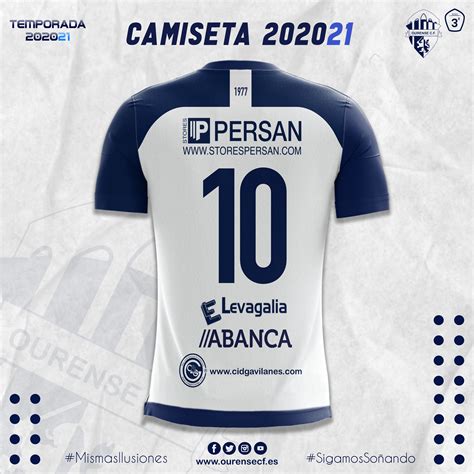 Camiseta oficial Ourense CF temporada 2020 2021   Noticias   Ourense ...