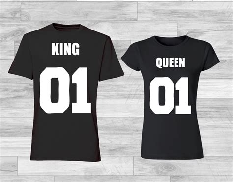 Camisetas Personalizadas Parejas Novios Amor King Queen ...