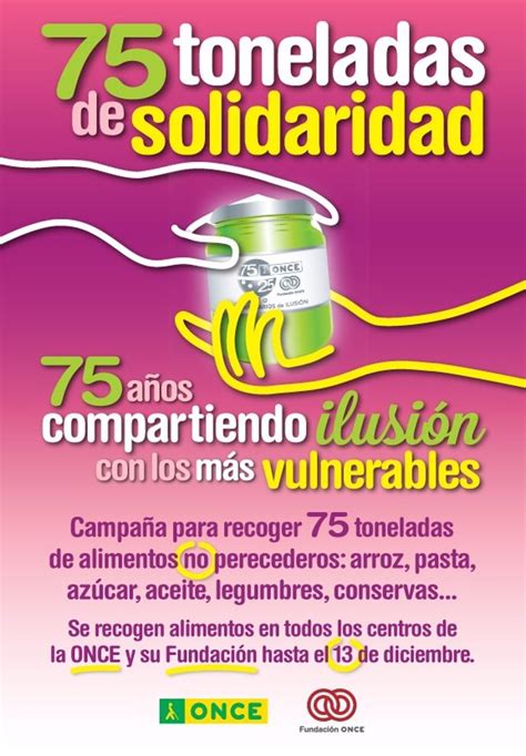 Campaña para reunir 75 toneladas alimentos antes del 13 de ...