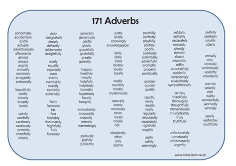Can you explain the 5 basic types of Adverbs with example ...
