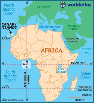 Canary Islands Map / Geography of Canary Islands / Map of ...