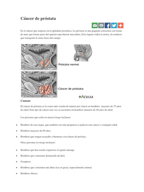 Cáncer de próstata.pdf | Cancer de prostata | Antígeno ...