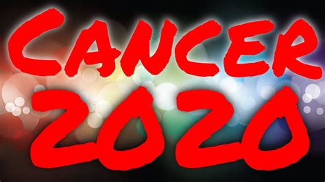 Cancer Horoscopo Predicciones para el 2020   YouTube