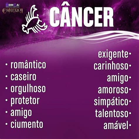 câncer  | Signo caranguejo, Signos caracteristicas, Signo de câncer