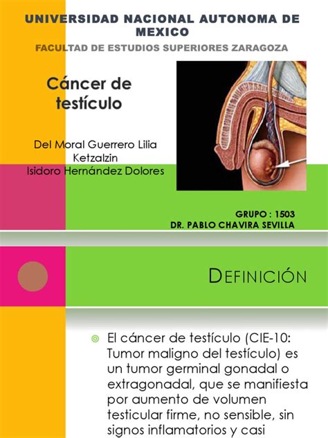 cáncer testículo