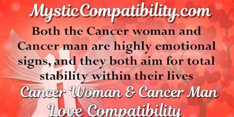 Cancer Woman Cancer Man Compatibility   Mystic Compatibility