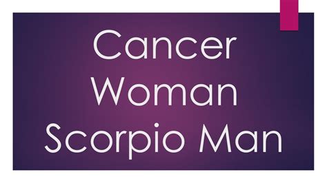 Cancer Woman Scorpio Man   Cancer And Scorpio ...