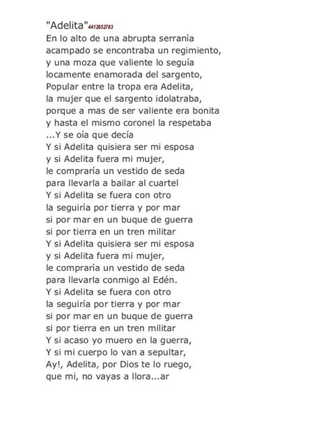 Canción de la Adelita | Adelita cancion, Cancion de adelita, Canciones