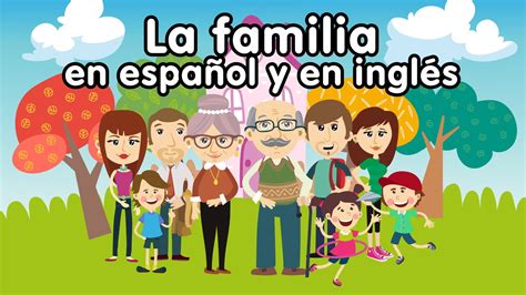 Canción de la familia en inglés y es español   Canciones Infantiles ...