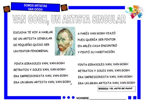 Canción de Van Gogh | Van gogh, Vicent van gogh, Artistas