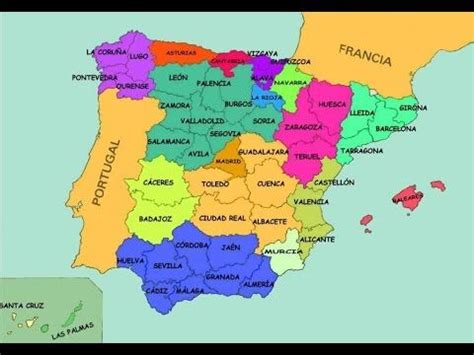 Canción para aprender las provincias de España. Música y ...