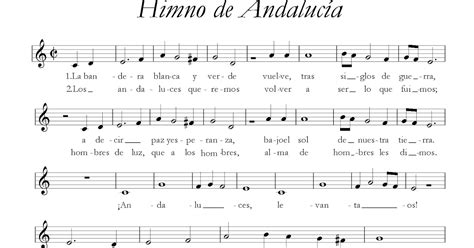 Canciones para flauta: Himno de Andalucía para flauta dulce