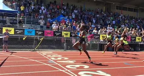 Candace Hill: 16 year old sets high school girls 100m dash record ...