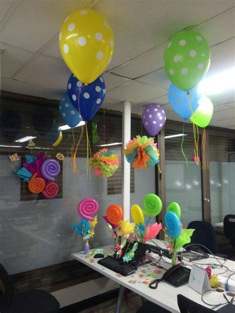 Candy decoration | Cumpleaños | Cumpleaños de oficina ...
