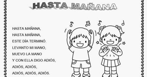 CANTORES INFANTILES: HASTA MAÑANA | Canciones de niños ...
