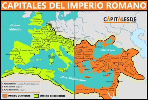 Capitales del Imperio Romano   Capitales de