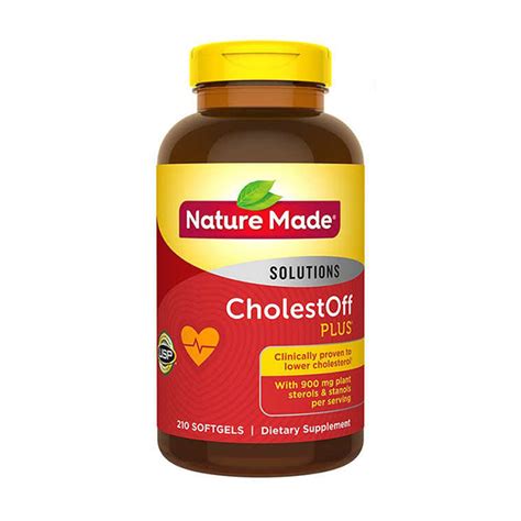 Cápsulas Para Controlar El Colesterol, CholestOff Plus, Nature Made ...