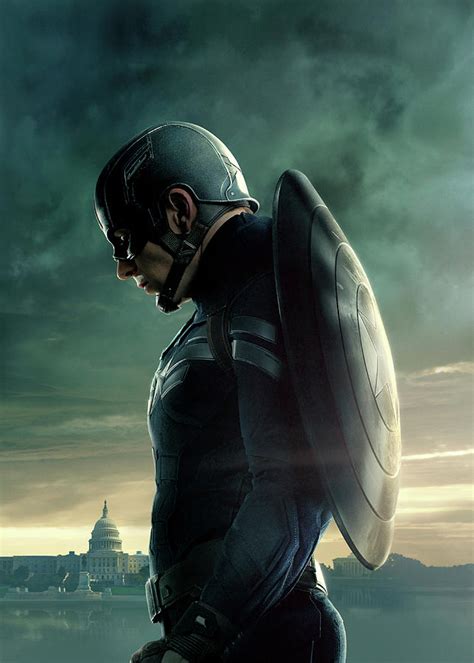 Captain America The Winter Soldier Digital Art by Geek N Rock