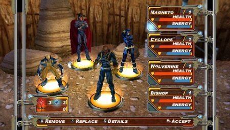 Capturas del X Men Legends II de PSP