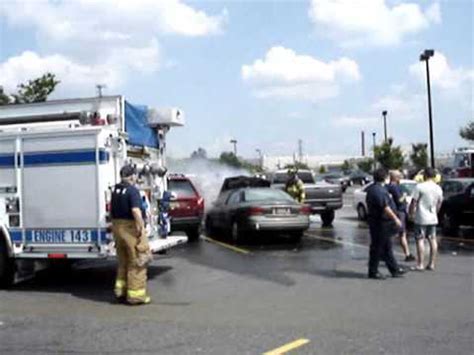 Car fire Prices Corner,Delaware area 7 3 09   YouTube