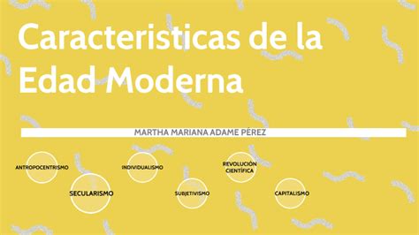 Características de la Edad Moderna by Mariana Adame