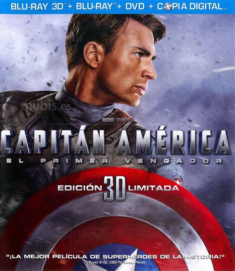 Carátula de Capitán América: El Primer Vengador Blu ray 3D