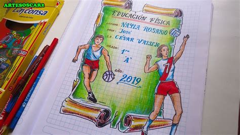 Caratula De Cultura Física : Modelos de Carátulas para Cuadernos + 50 ...