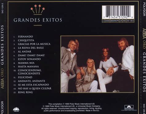 CARATULAS DE CD DE MUSICA: Abba Oro  Grandes Exitos   1999