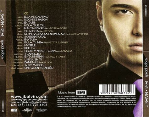CARATULAS DE CD DE MUSICA: J. Balvin Real  Special Edition ...