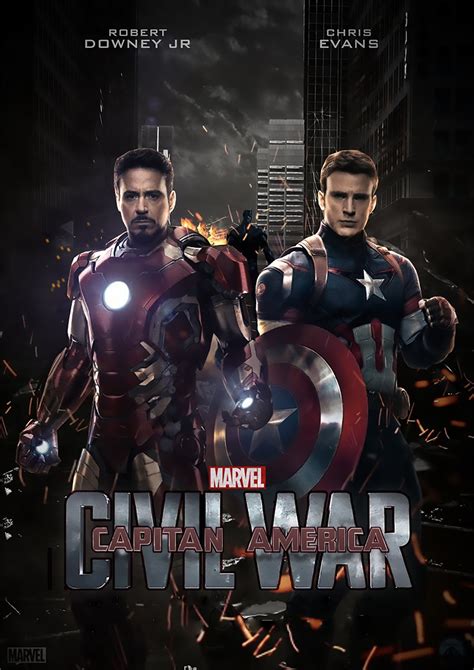 Caratulas y etiquetas: Capitán América: Guerra civil