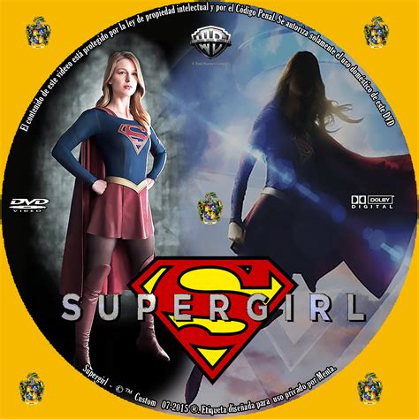 Caratulas y etiquetas: Supergirl  Serie de TV