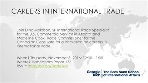 Careers in International Trade – INTA Advising Blog