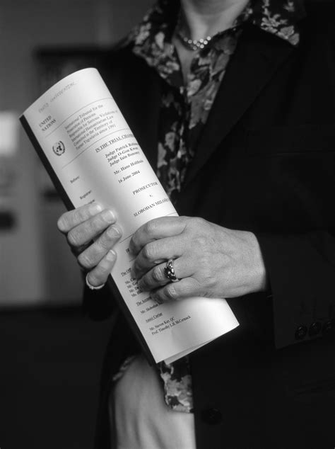 Carla Del Ponte, her hands and handwriting   FRANCO TETTAMANTI
