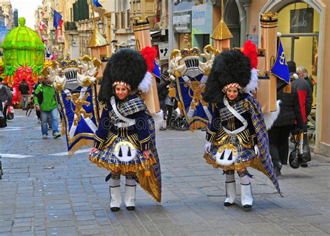 Carnaval 2014 De Malta Em Valletta Fotografia Editorial ...