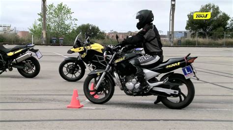CARNET A2: Examen práctico carnet de moto   YouTube
