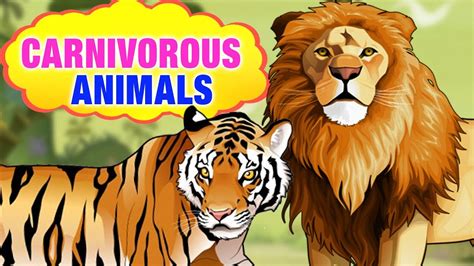 Carnivorous Animals Name For Kids With Picture ...