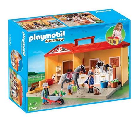 Carrefour : écurie transportable Playmobil à 20,72€