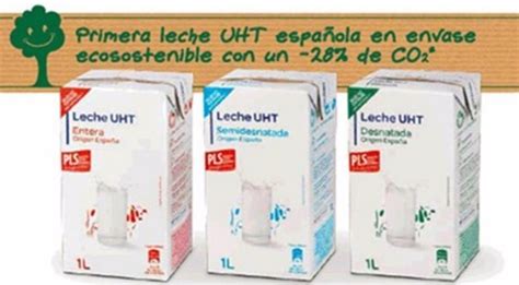 Carrefour lanza la primera leche UHT española en envase eco sostenible