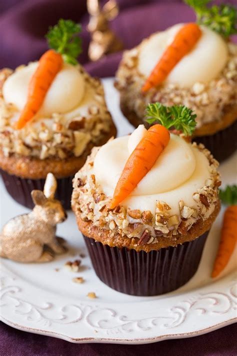 Carrot Cake Cupcakes with Cream Cheese Frosting   Cooking ...