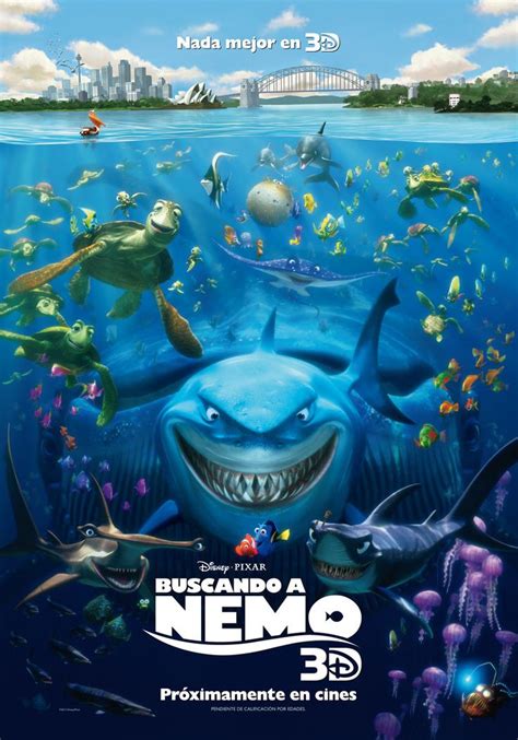 Cartel España 3D de  Buscando a Nemo  | Peliculas de disney pixar ...