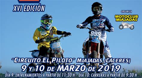 Cartel Motocross Nacional Miajadas – Federación Extremeña ...