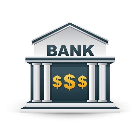 Cartoon dollar sign bank building – vector graphics | My ...