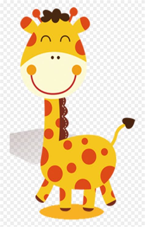 Cartoon Giraffe Drawing   Tierno Jirafas Animadas Clipart ...