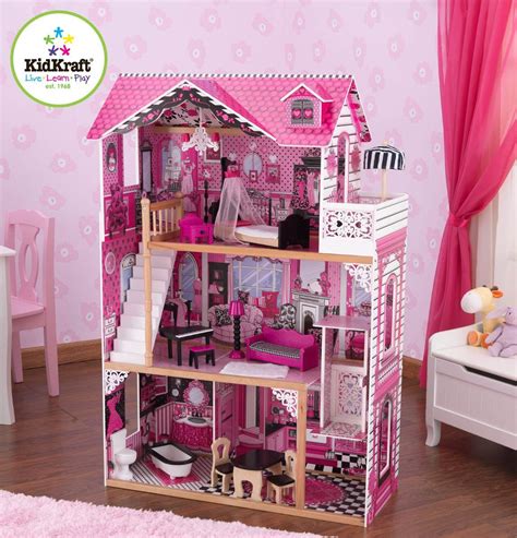 Casa De Muñecas Grande Kidkraft Pink   $ 5,800.00 en Mercado Libre